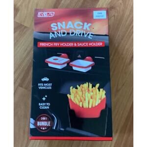 IRoad Snack‎ and Drive  French Fries Holder and Sauce Holder